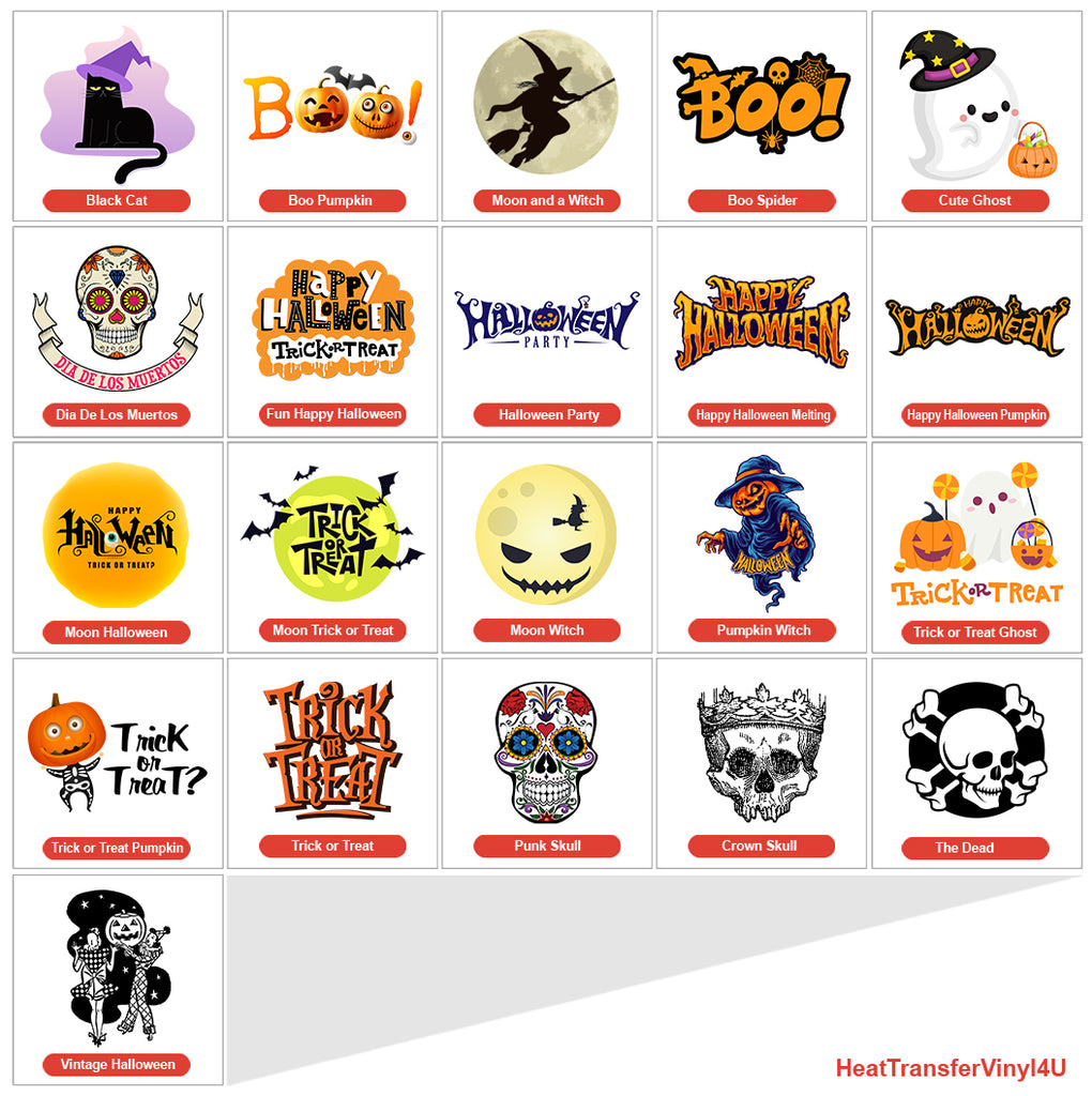 Halloween Theme PAC HTV (4")