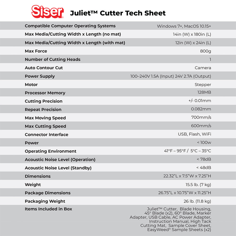 Siser Juliet Vinyl Cutter