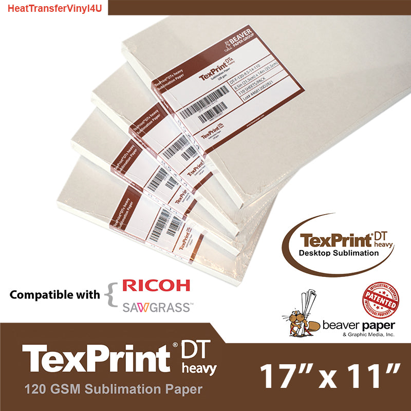 TexPrint®DT Heavy Desktop Sublimation Paper - 11 X 17