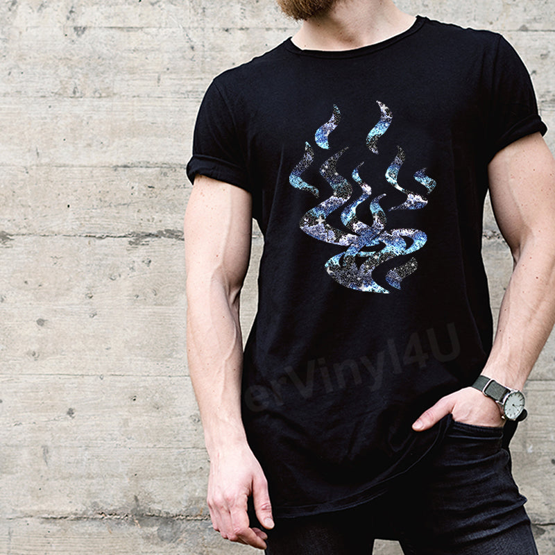 Galaxy / Spectrum Glitter Pattern