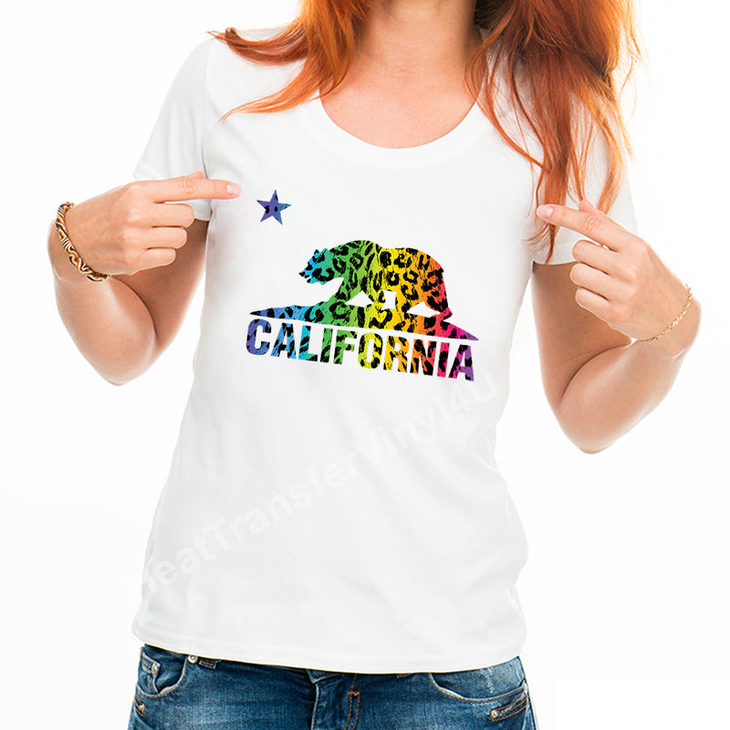 Rainbow Patterned HTV