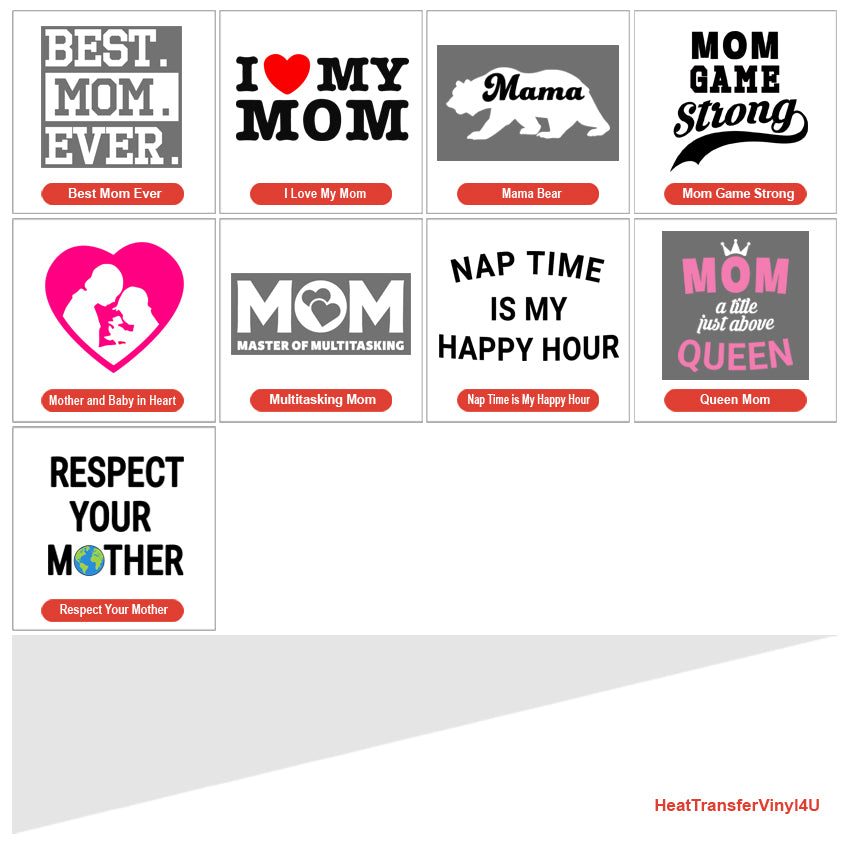 Mother's Day Theme PAC Adhesive Vinyl (8")