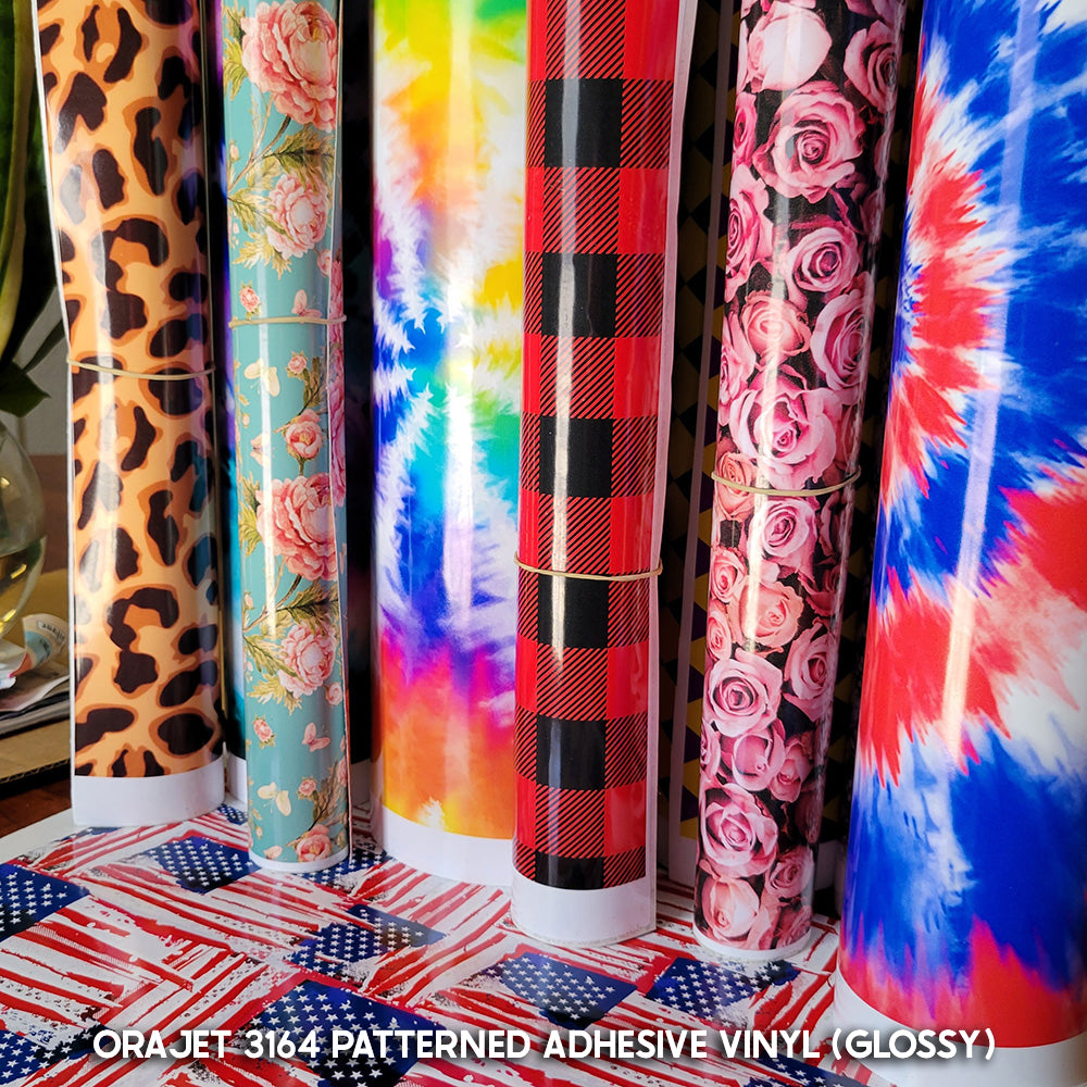 Paisley Orajet 3164 Patterned Adhesive Vinyl (11" x 12")