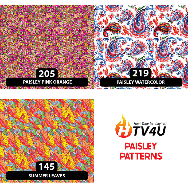 Paisley Patterned HTV