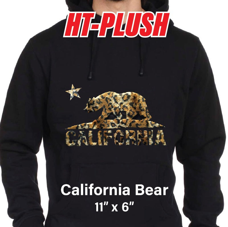 California Bear Plush HTV (11" x 6")