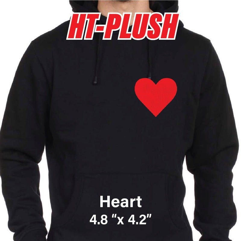 Heart Plush HTV (4.8" x 4.2")