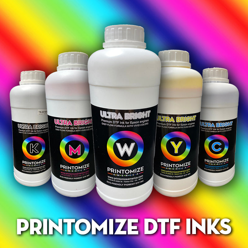 DTF Ultra Bright Large Ink Bundle I Printomize America