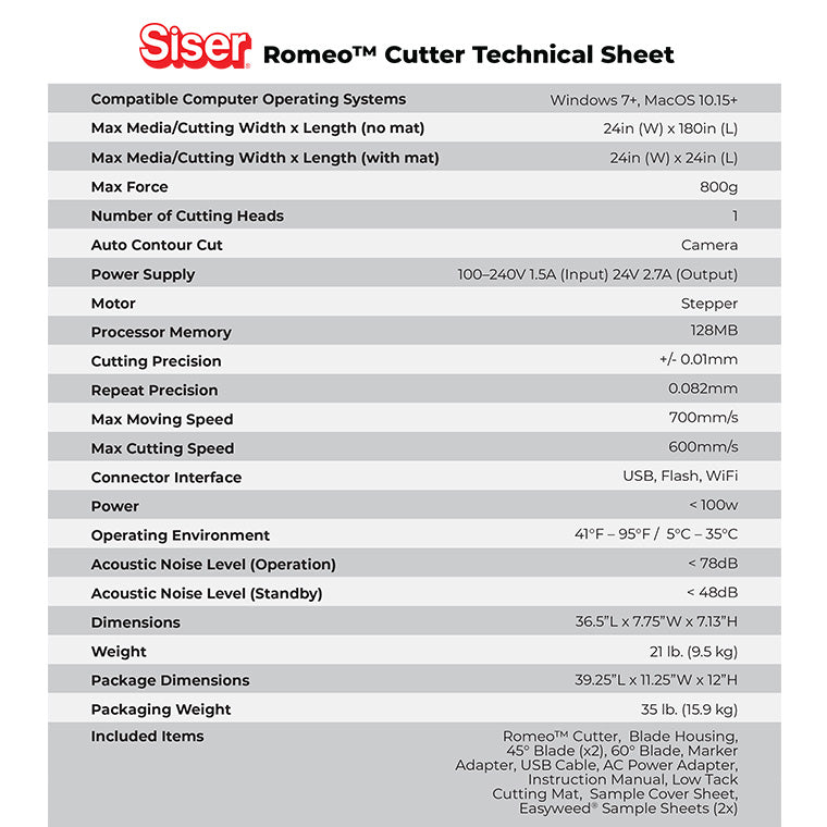 Siser Romeo Vinyl Cutter