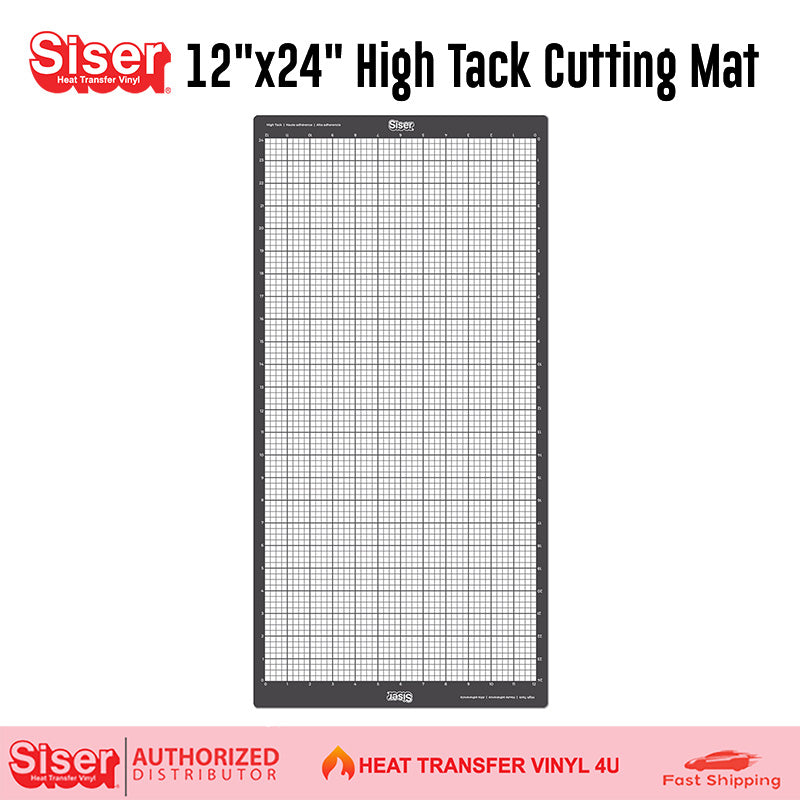 Siser 12x12 Light Tack Cutting Mat red 