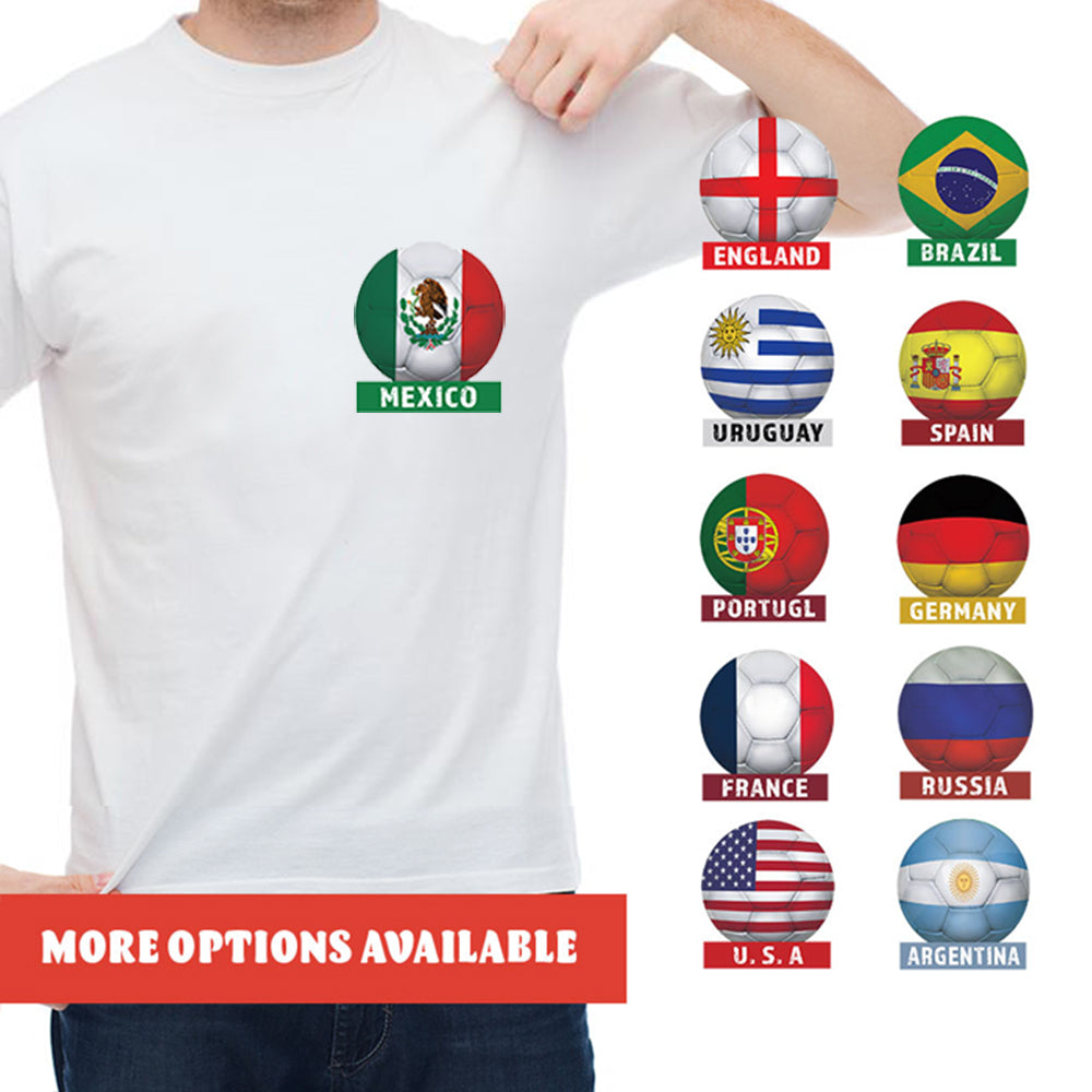 Soccer Ball Country PAC HTV - 33 Countries (4")