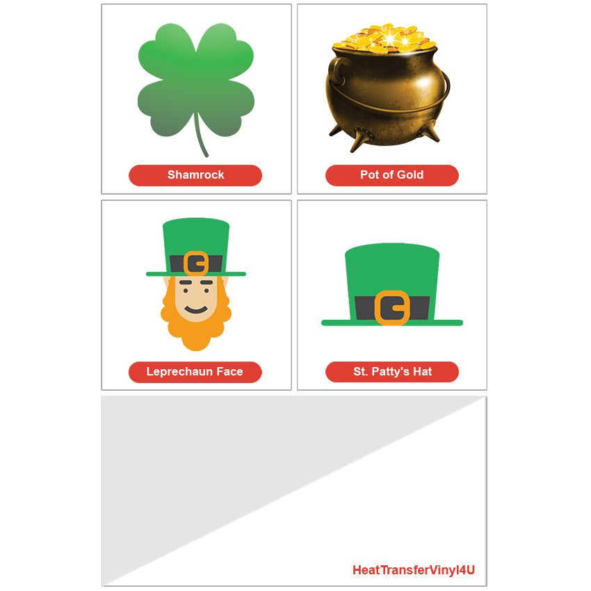 St. Patrick's Day Theme PAC HTV (4")