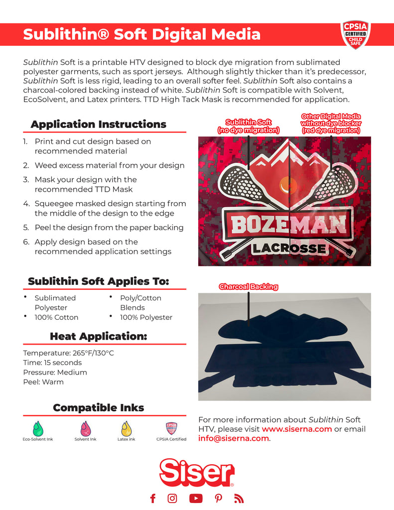 Siser Sublithin Soft Matte