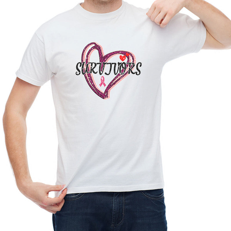 Breast Cancer Awareness Theme PAC Glitter HTV (8")