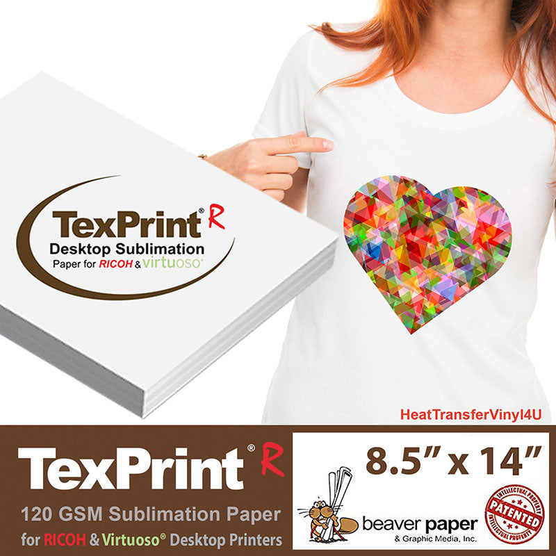 TexPrint-R, Sublimation Paper, 8.5x14