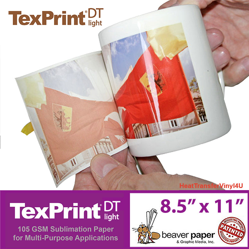 TexPrint®DT Light Desktop Sublimation Paper 8.5 X 11