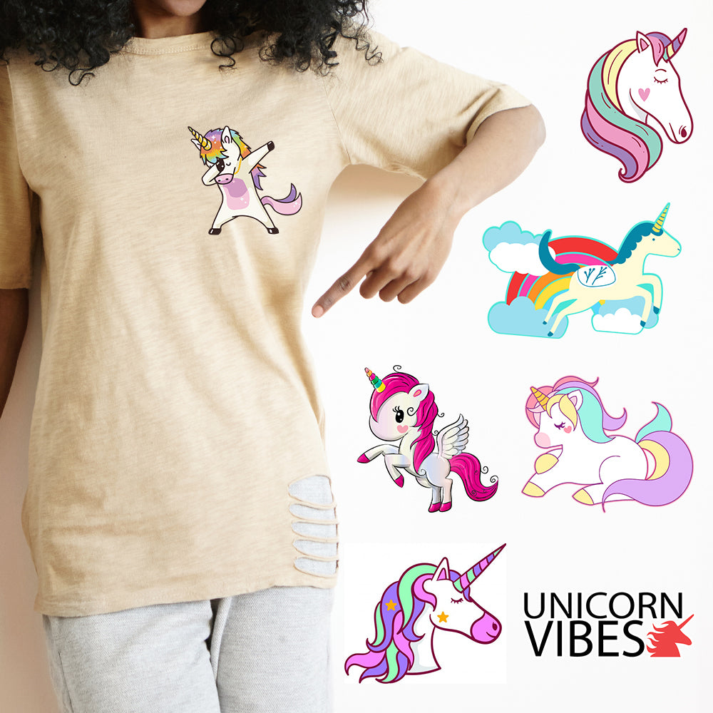 Unicorn Theme PAC HTV (4")