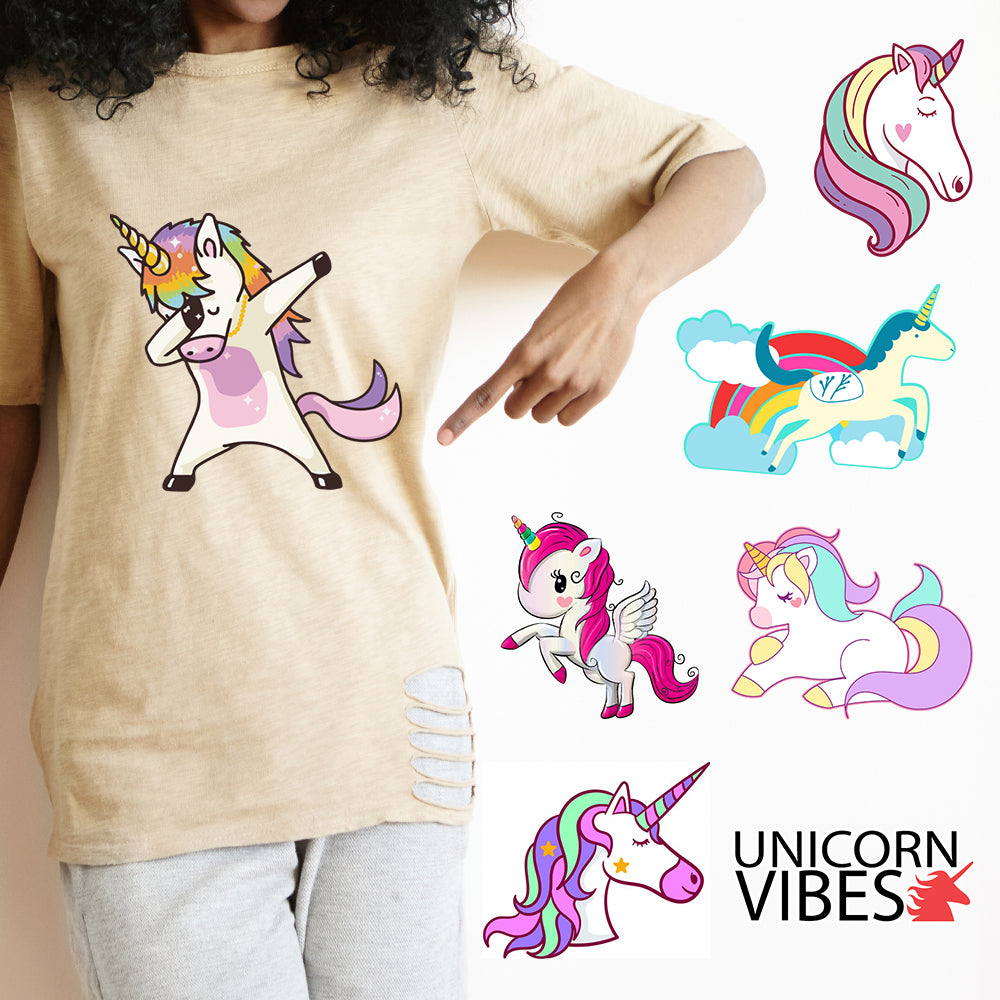 Unicorn Theme PAC HTV (8")