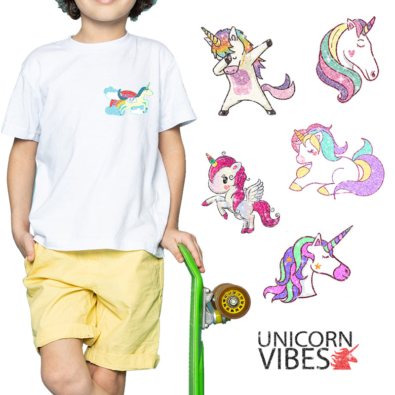 Unicorn Theme PAC Glitter HTV (4")