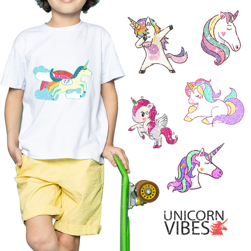 Unicorn Theme PAC Glitter HTV (8")