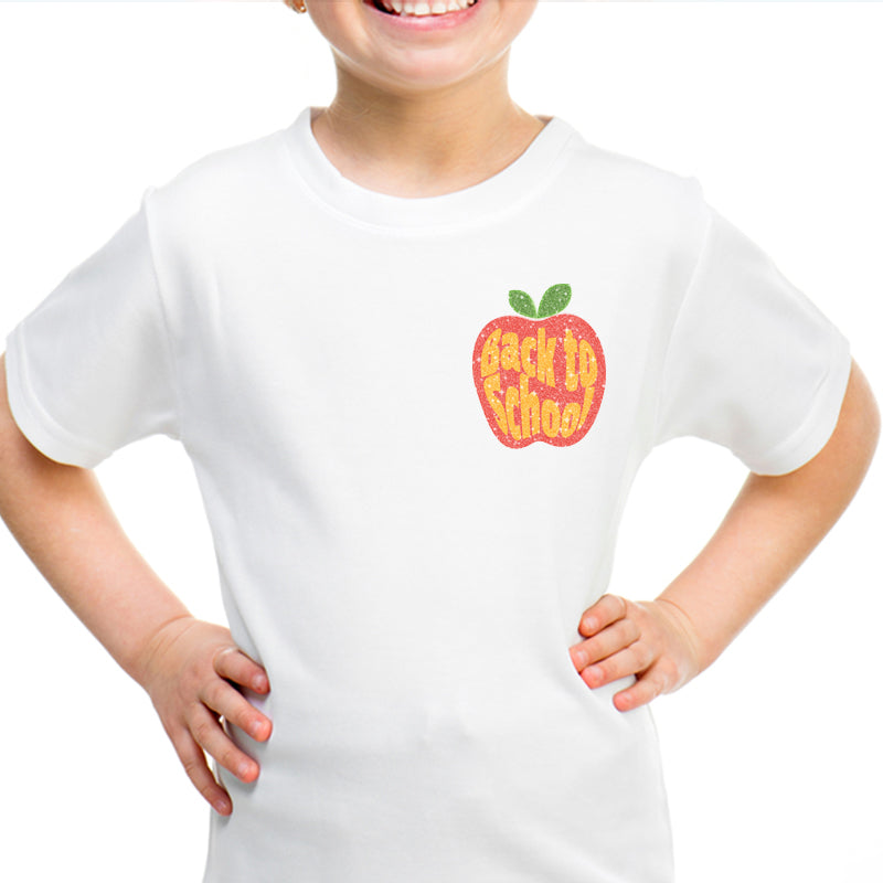 Back To School Theme PAC Glitter HTV (4")