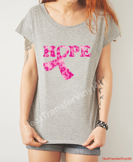 Breast Cancer Awareness Patterned HTV