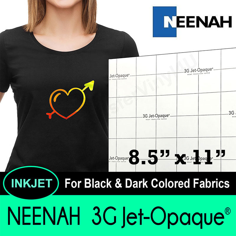 Neenah 3G JET-OPAQUE® Digital Transfer Paper 8.5x11(10 Sheets)