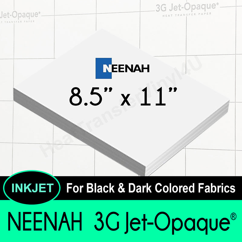 3G Jet-Opaque Heat Transfer Paper – 50 Sheets, 11x17 Inches, For Dark & Colored Fabrics - View #6