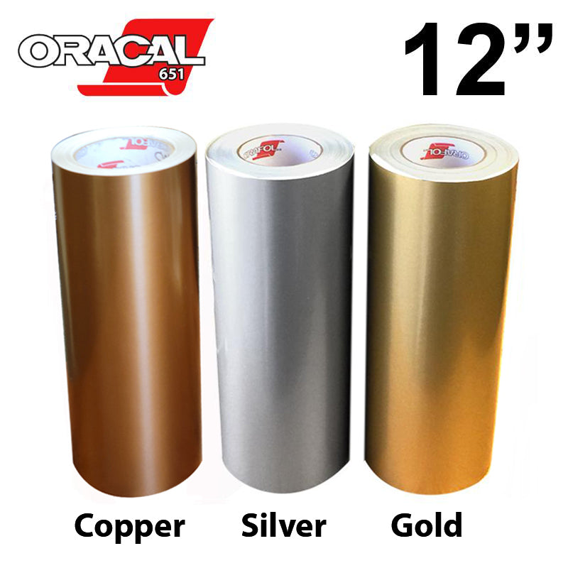 Siser 11.8 Gold Color Metal Heat Transfer Vinyl Mega Roll - 60 in