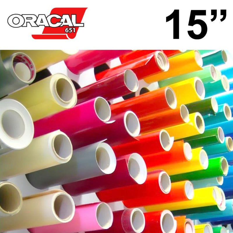 Oracal 651 adhesive vinyl sheet 12x12 inch gloss solid color outdoor v
