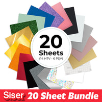 Siser 20 Sheet Bundle