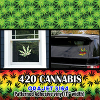 cannabis Patterned Adhesive Vinyl