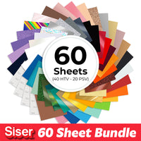 Siser 60 Sheet Bundle