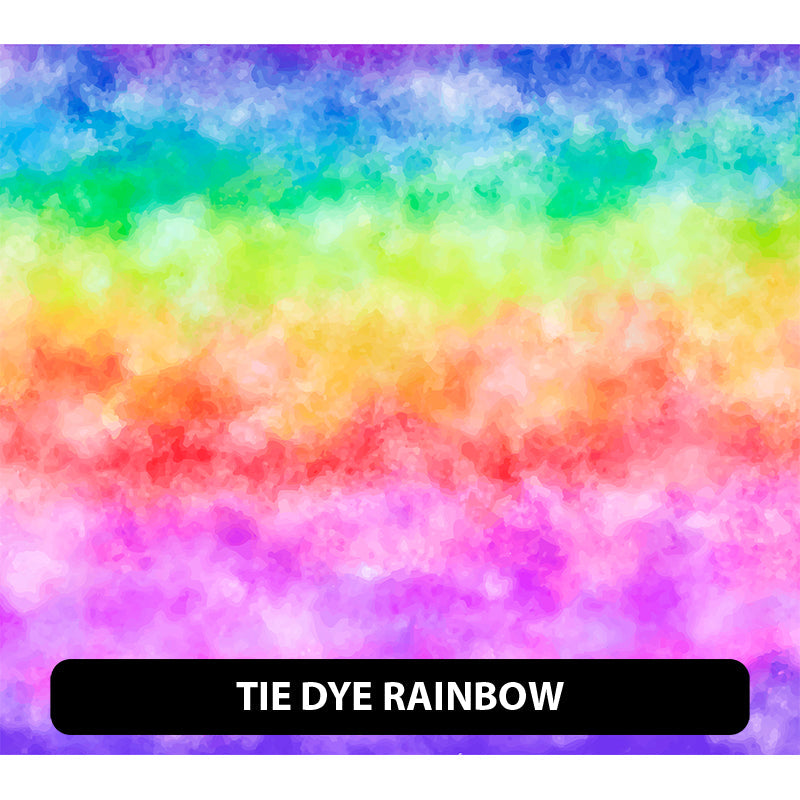 Tie Dye Puff Patterned HTV (12" x 12")