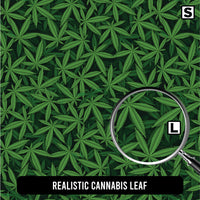 4/20 Cannabis Glitter Patterned HTV (12" x 12")