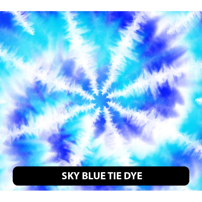 Tie Dye Puff Patterned HTV (12" x 12")