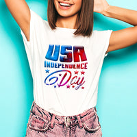 American Patriotic puff pattern