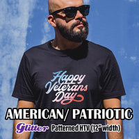 American USA Glitter Pattern