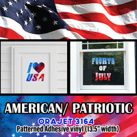 American Orajet adhesive Pattern