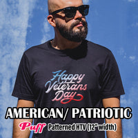 American Puff Patterned HTV