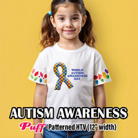 Autism Awareness Puff Pattern