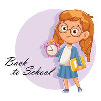 Back to School DTF Transfer Designs (4", 6", 8", 11" Length Available)