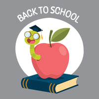 Back to School DTF Transfer Designs (4", 6", 8", 11" Length Available)