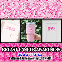 Breast Cancer Awareness Adhesive Pattern