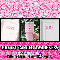 Breast Cancer Awareness Adhesive Pattern
