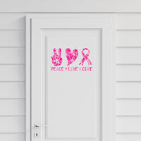 Breast Cancer Awareness Adhesive Pattern