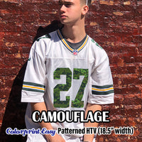 Camouflage Patterned HTV (18.5" x 12")