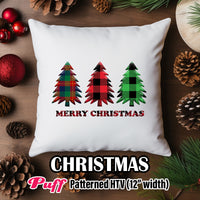 Christmas Puff Patterned HTV