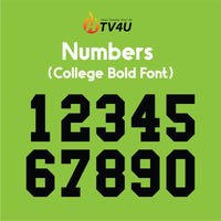 Numbers DTF Transfer