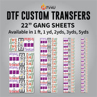 Direct to Film Custom Transfers