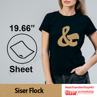 Siser Flock 19.66" x 12" Sheet